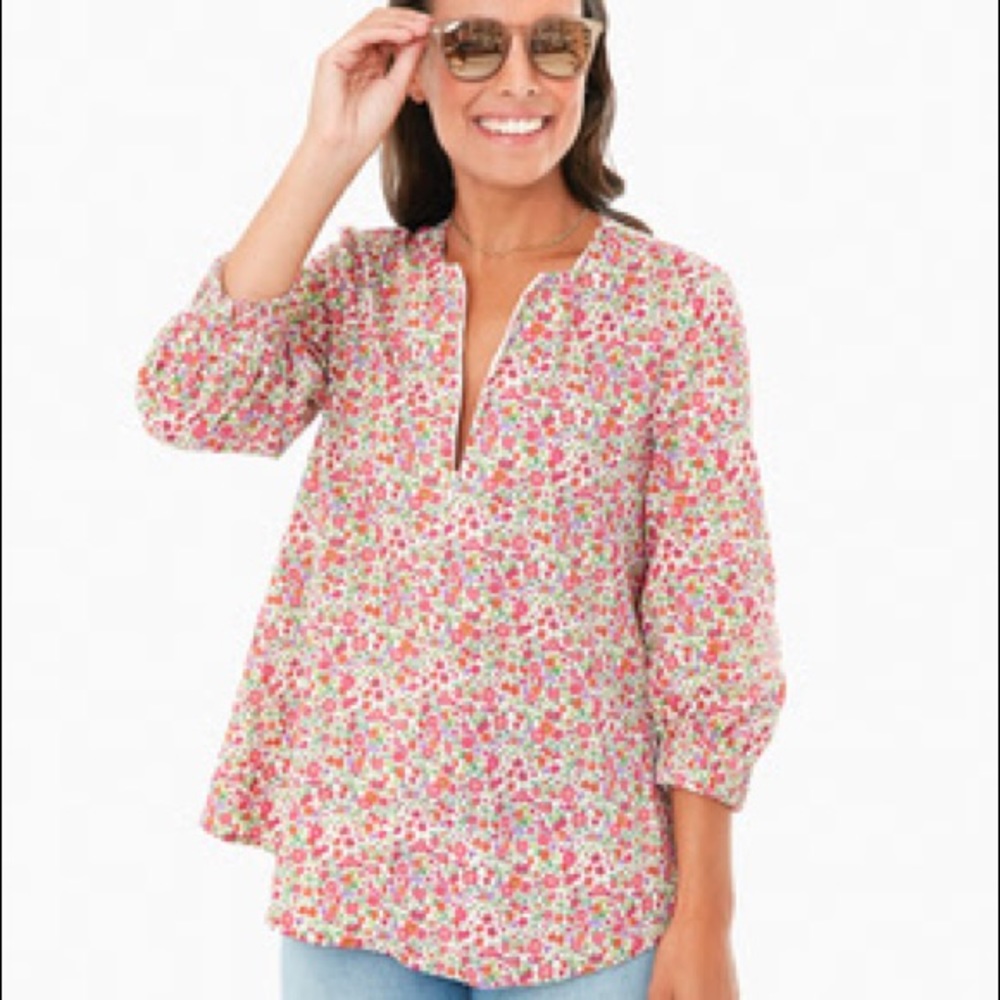 Floral Print Women's Blouse